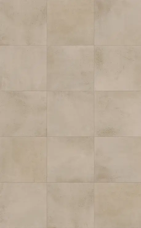 Background tile, Effect concrete, Color beige, Unglazed porcelain stoneware, 60x60 cm, Finish matte